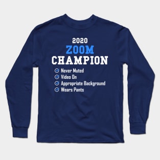 2020 Zoom Champion Long Sleeve T-Shirt